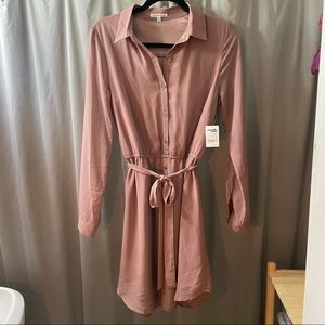 NWT Charlotte Russe Button Down Shirt Style Dress